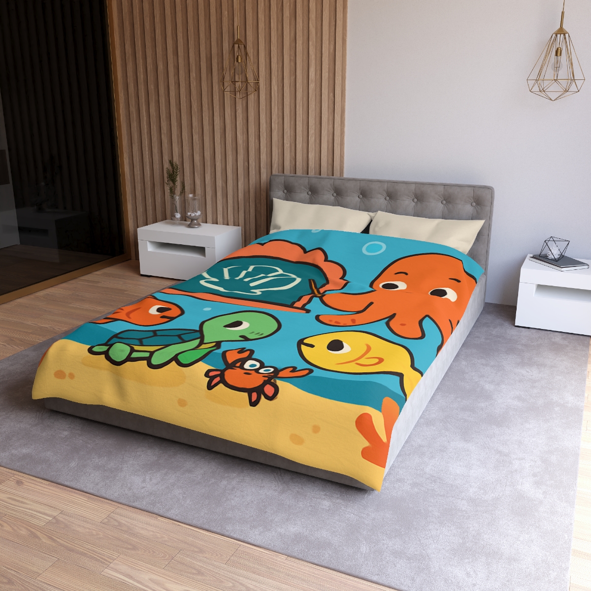 Coral Classroom Under The Sea trendy bedroom duvets