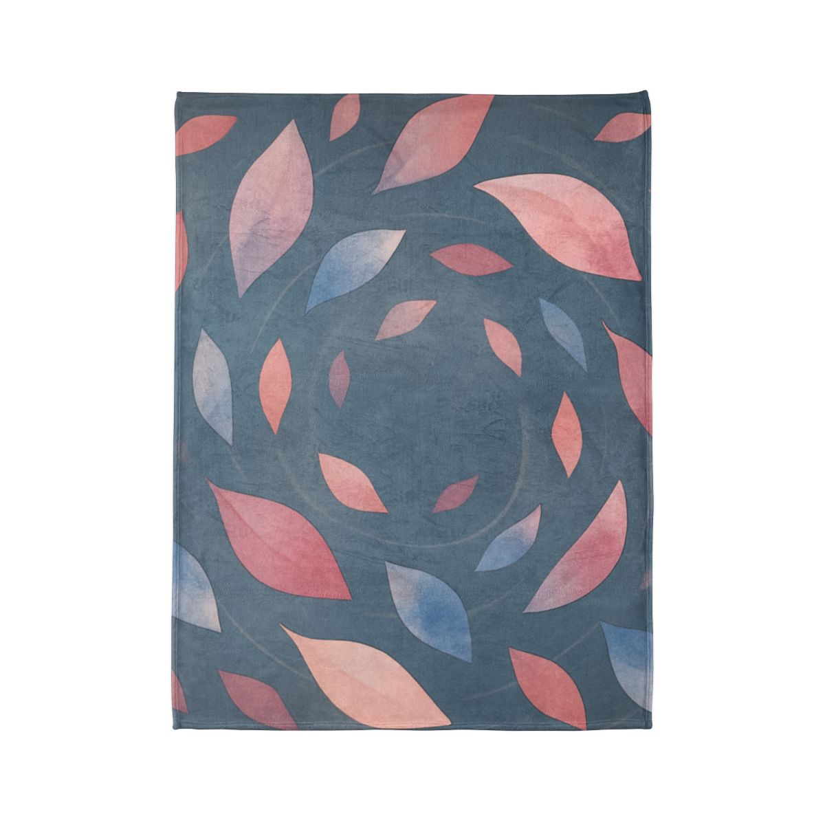 Orbiting Blossom Fragments soft fleece blankets