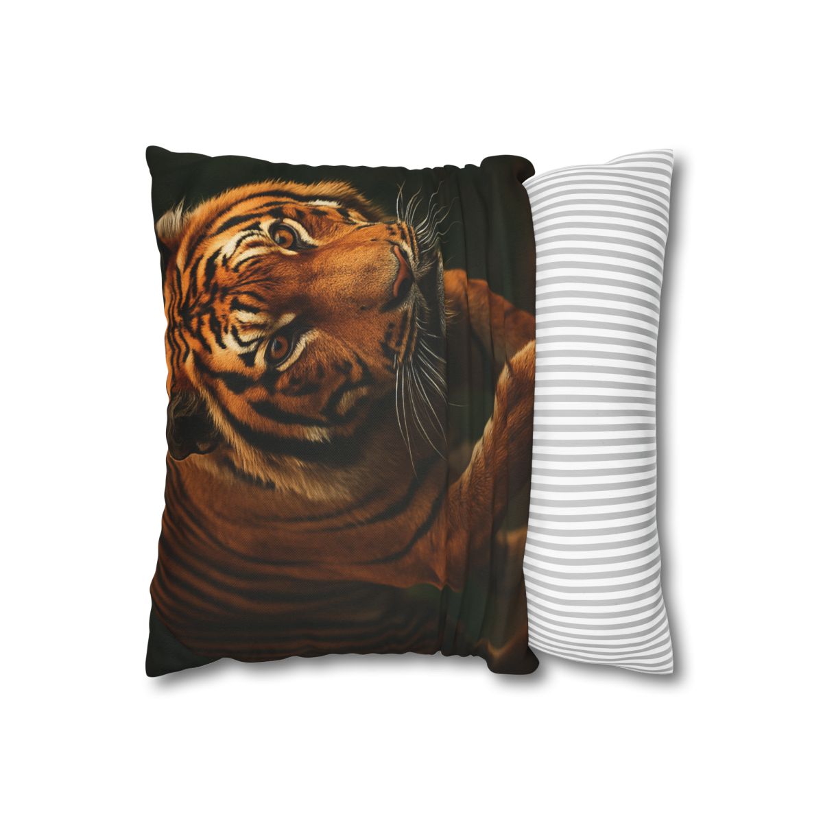Forest Stalker Bengal Tiger trendy patterned pillow cases