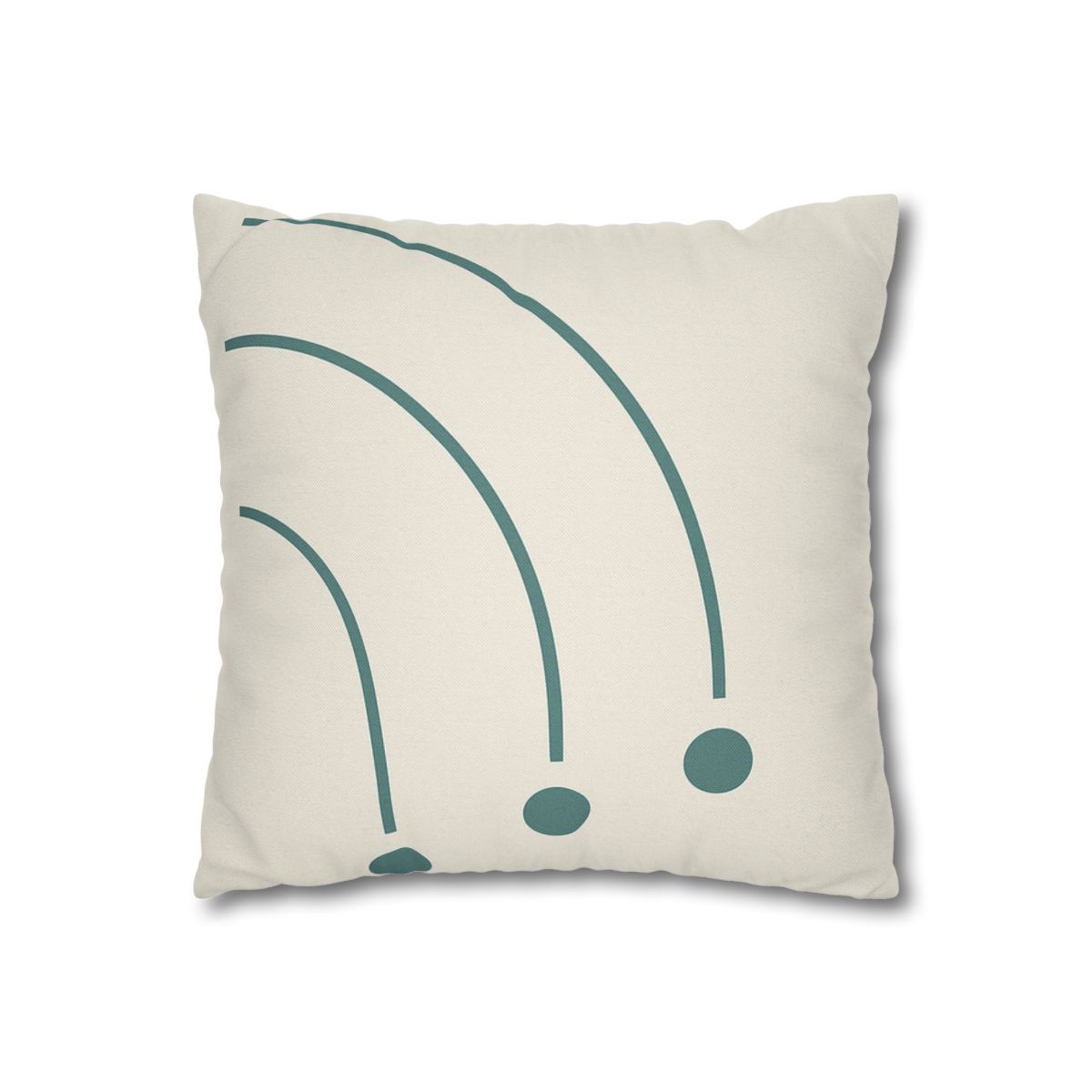 Balanced Arc And Dot Trio personalized pillow covers