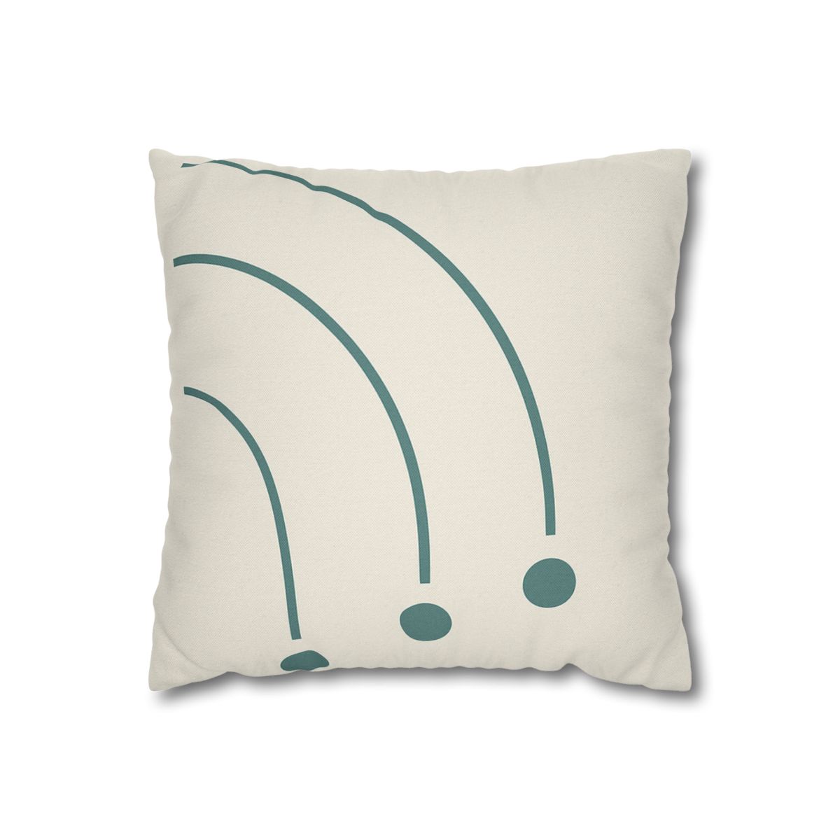 Balanced Arc And Dot Trio personalized pillow covers