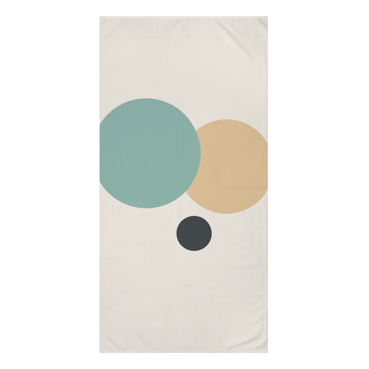 Balanced Cluster Of Three Circles designer printed towels