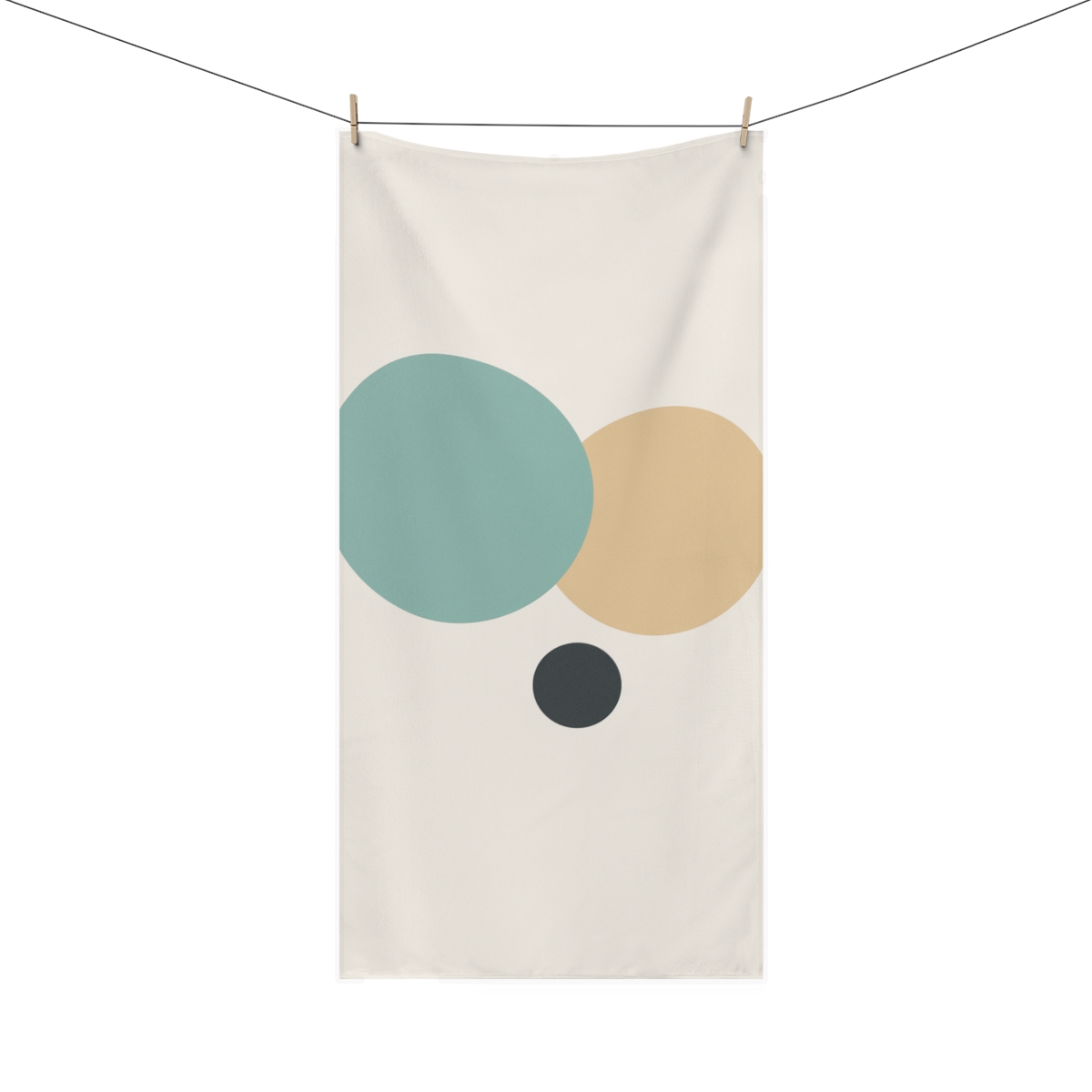 Balanced Cluster Of Three Circles designer printed towels
