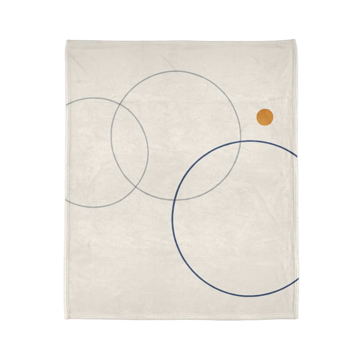 Balanced Cluster Of Three Rings personalized cozy blankets