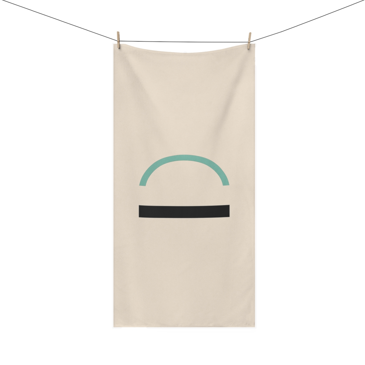 Balanced Rectangle And Arc Duo comfortable face towels