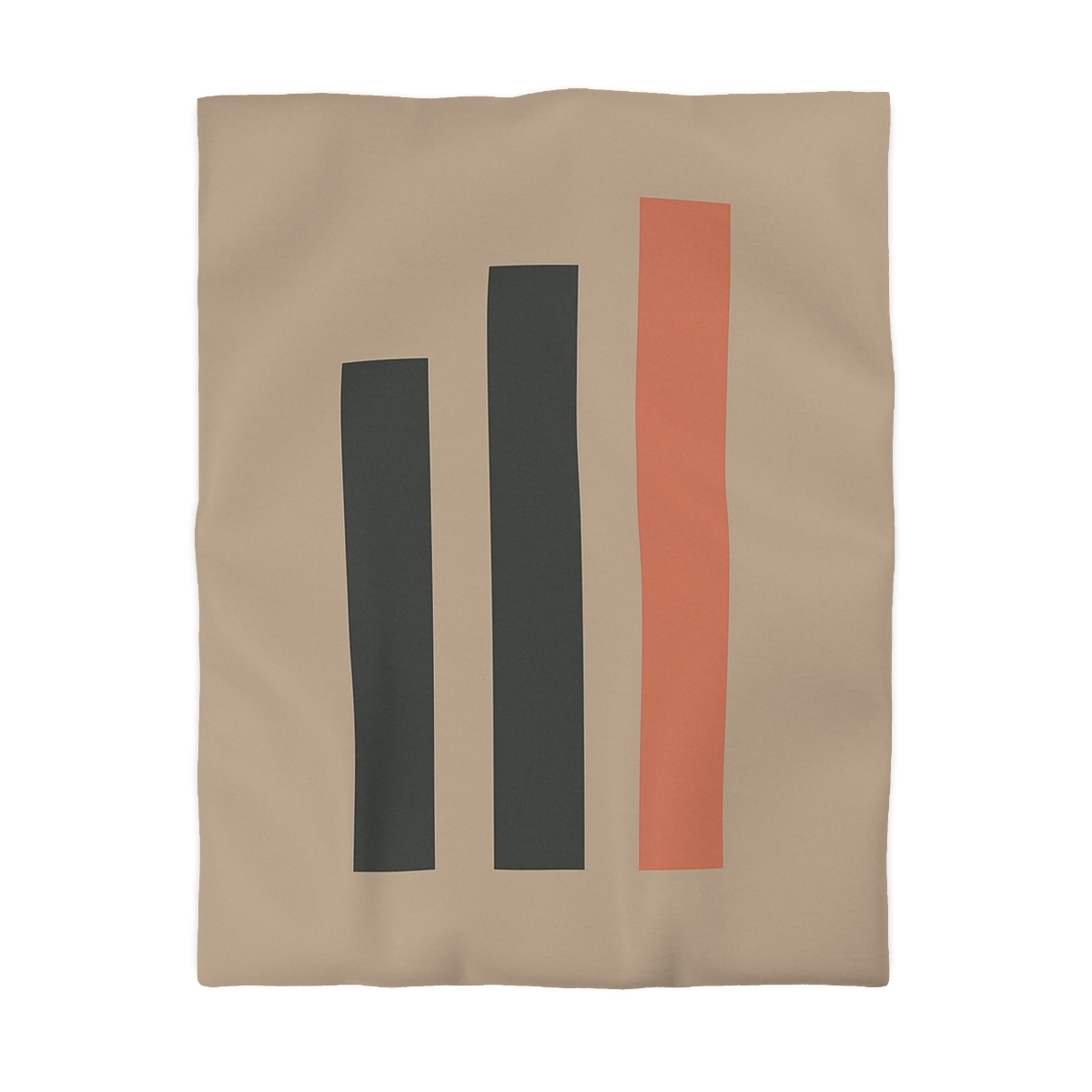 Balanced Triad Of Bars custom duvets