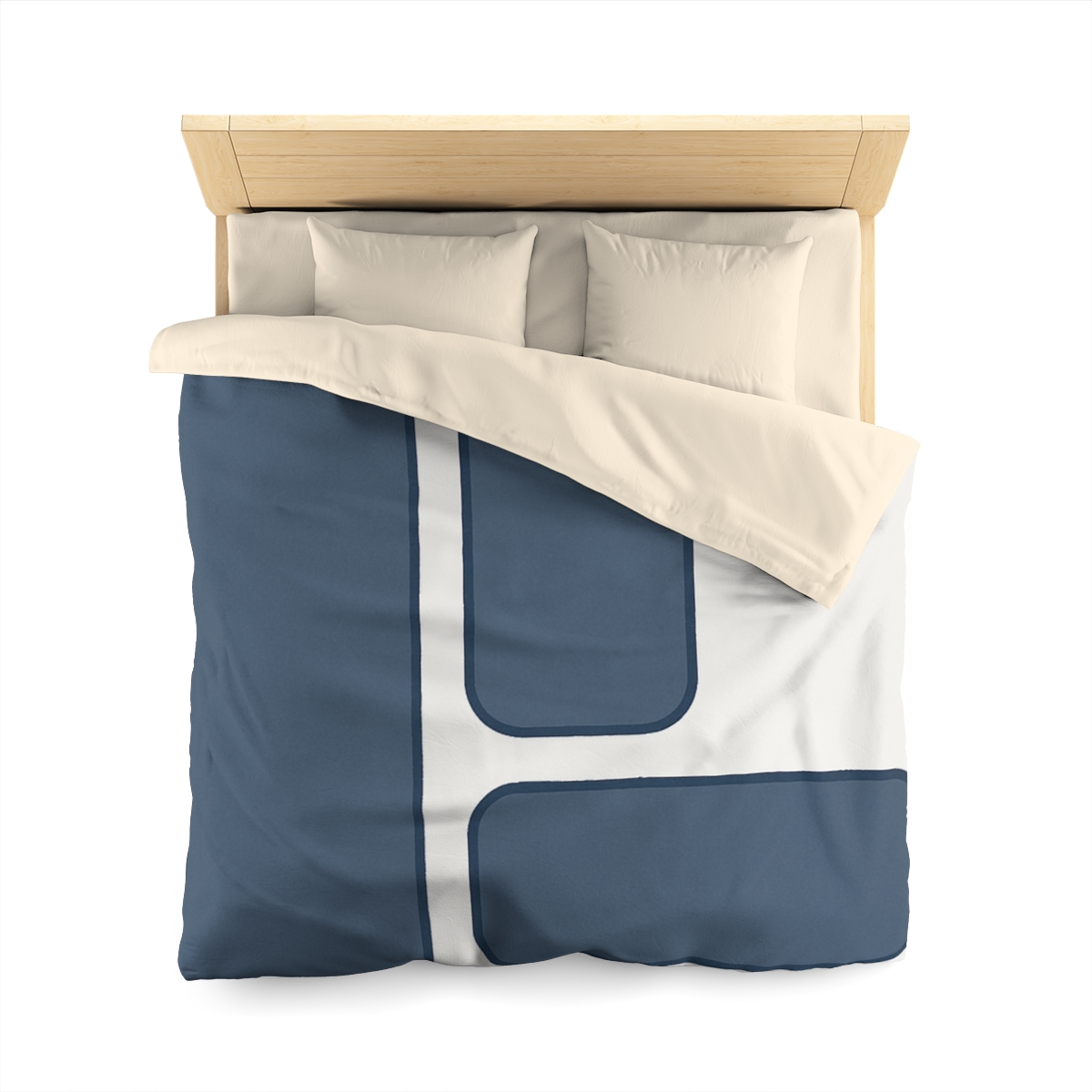 Balanced Triad Of Rounded Rectangles custom duvets