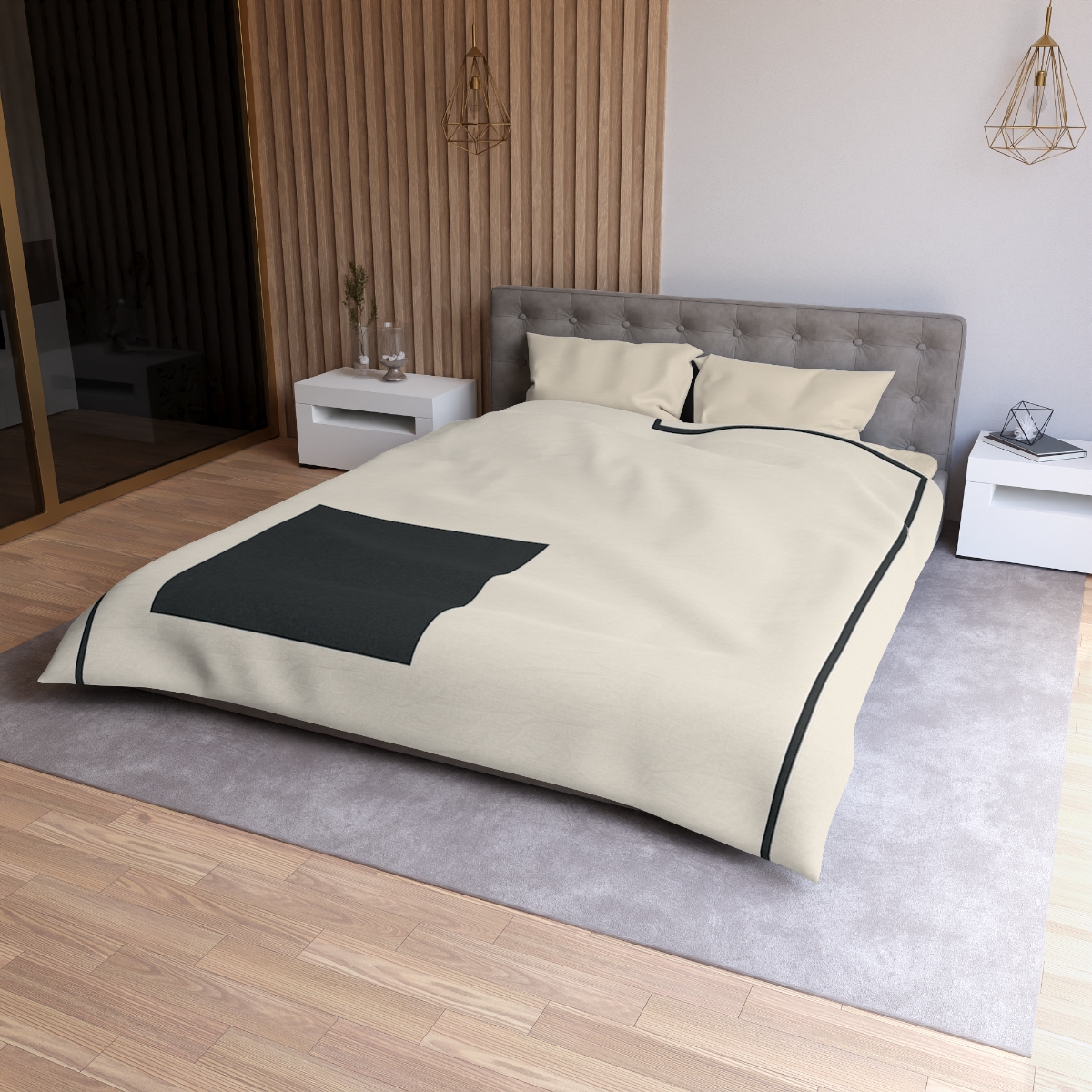 Balanced Triad With Open Frame soft comforter duvets