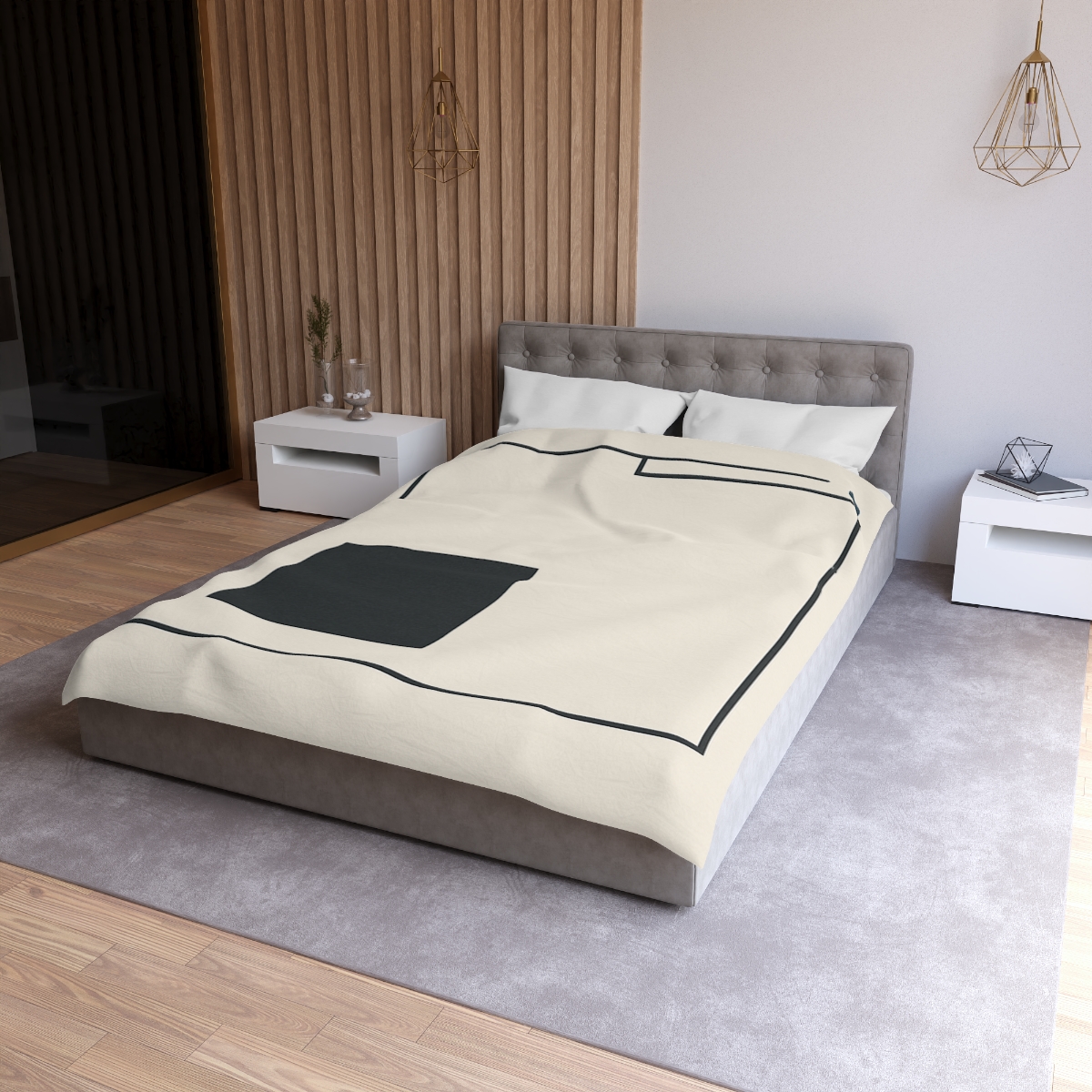 Balanced Triad With Open Frame soft comforter duvets