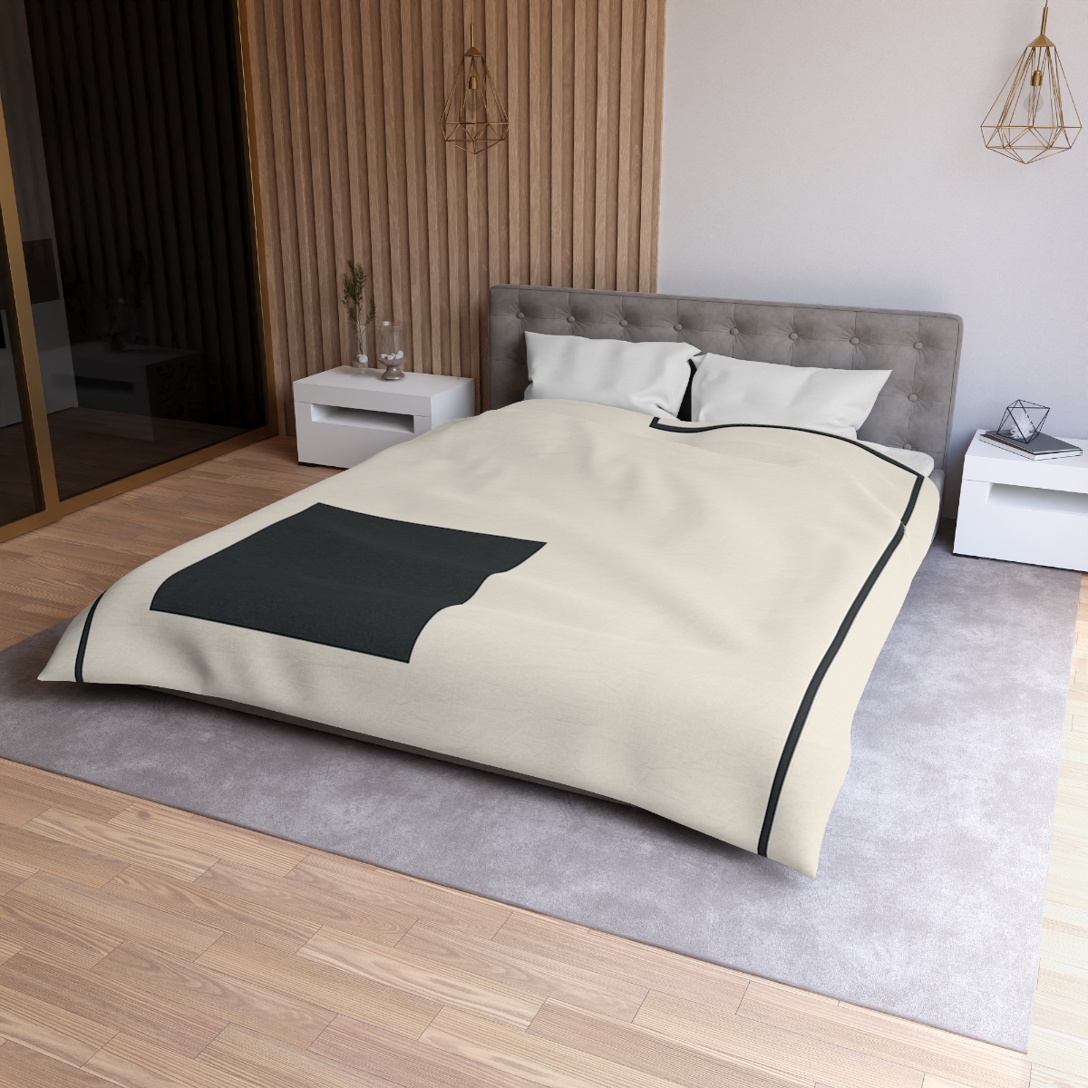 Balanced Triad With Open Frame soft comforter duvets