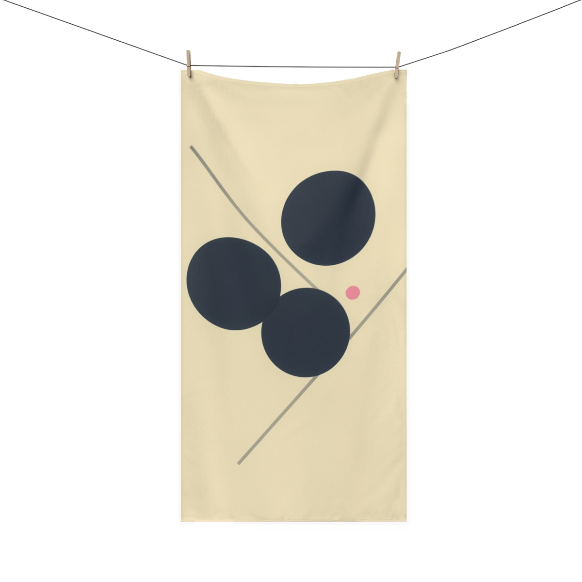 Balanced Triad With Shared Edge soft cotton towels