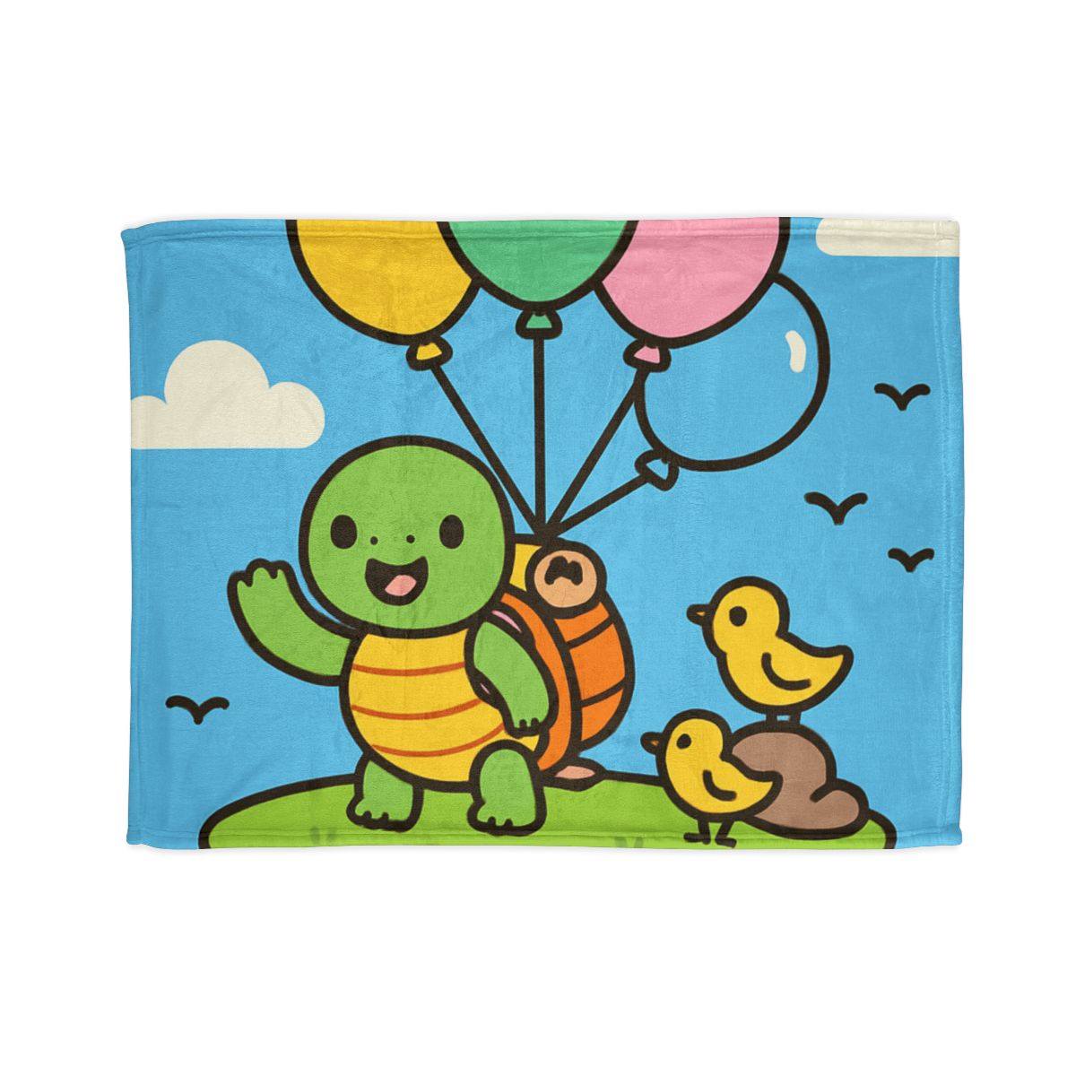 Balloon Island Adventure warm winter blankets