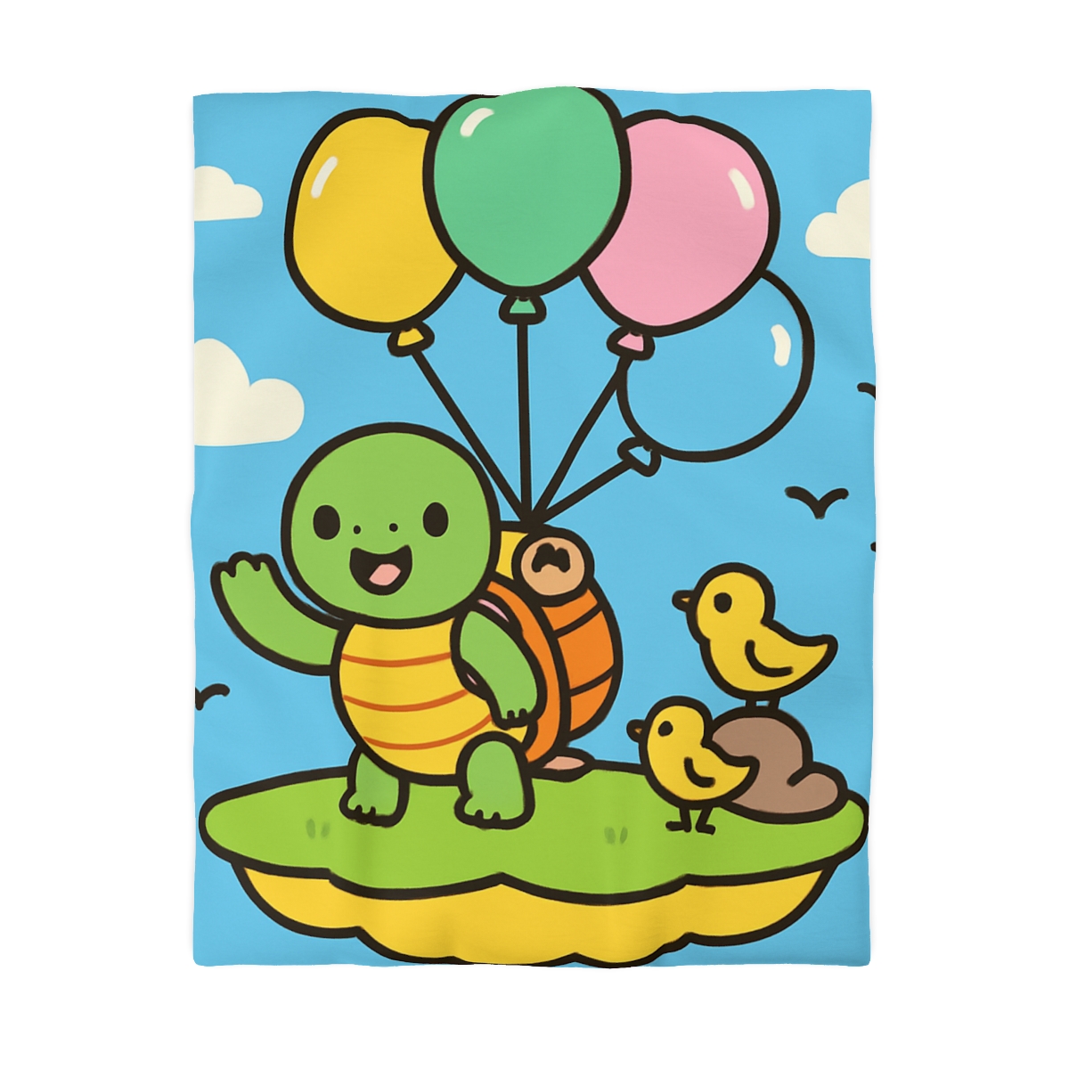 Balloon Island Adventure stylish duvet covers