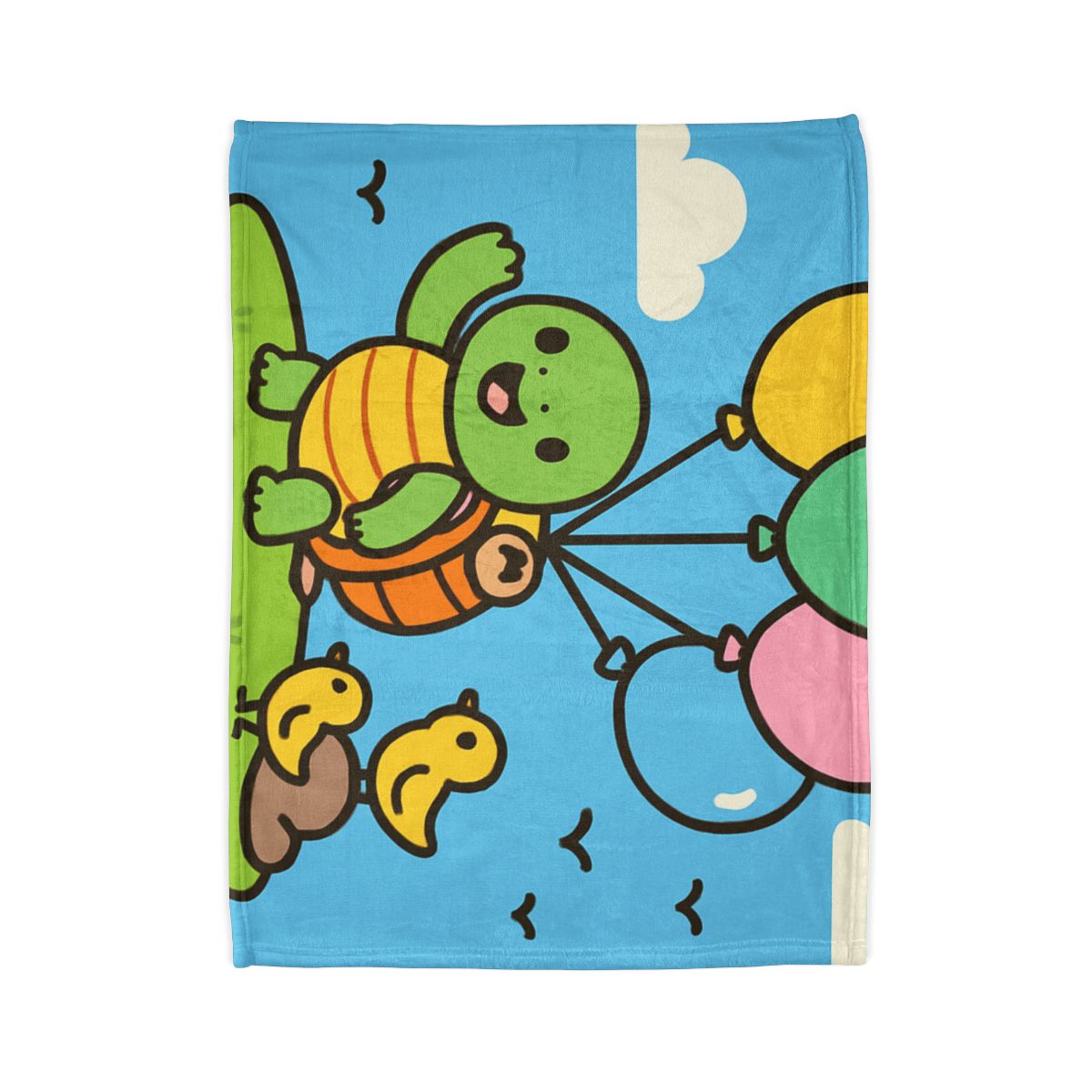 Balloon Island Adventure warm winter blankets