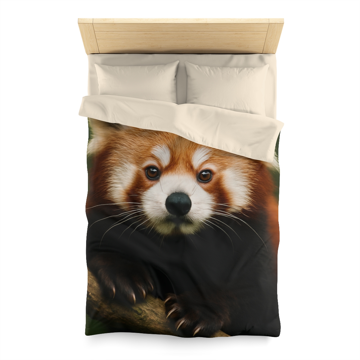 Bamboo Climber Red Panda soft comforter duvets