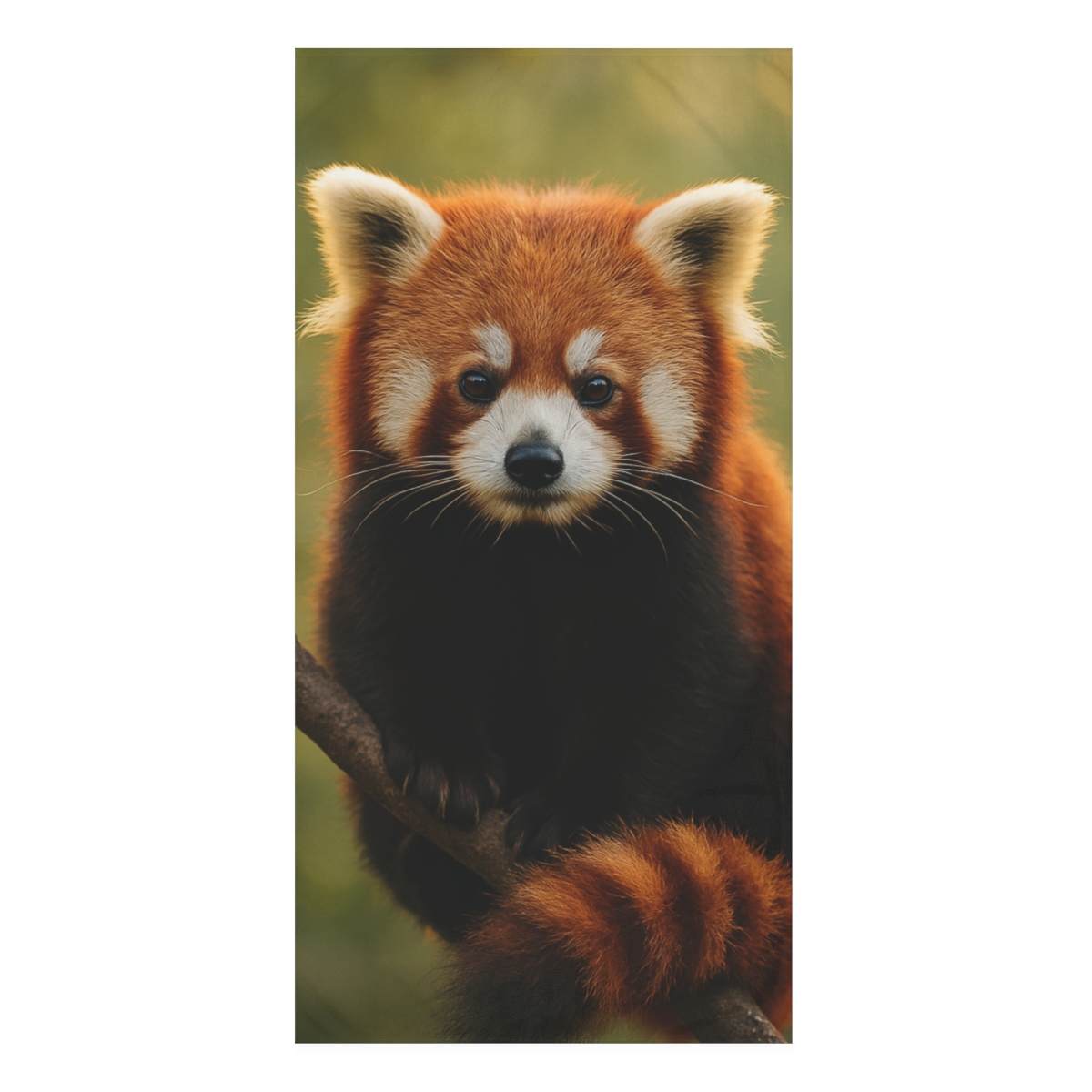 Bamboo Climber Red Panda decorative home towelscustom towels