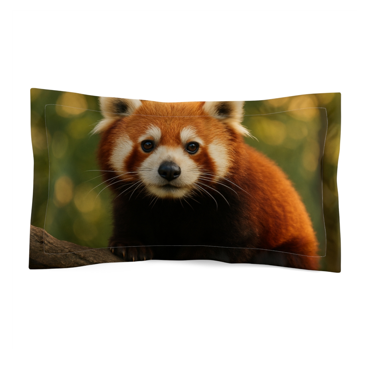 Bamboo Climber Red Panda personalized decorative pillows