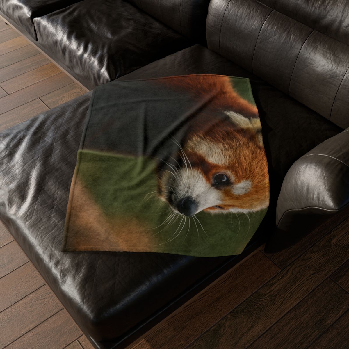 Bamboo Climber Red Panda unique gift blanketscustom blankets