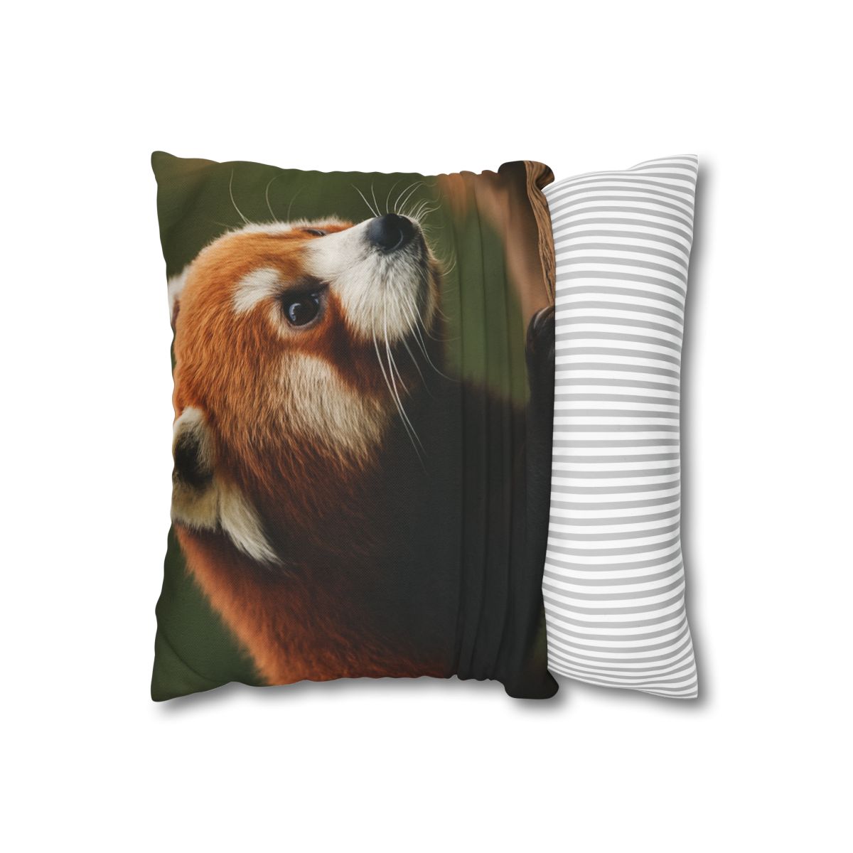 Bamboo Climber Red Panda trendy patterned pillow cases