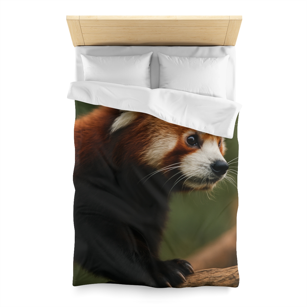 Bamboo Climber Red Panda custom duvets