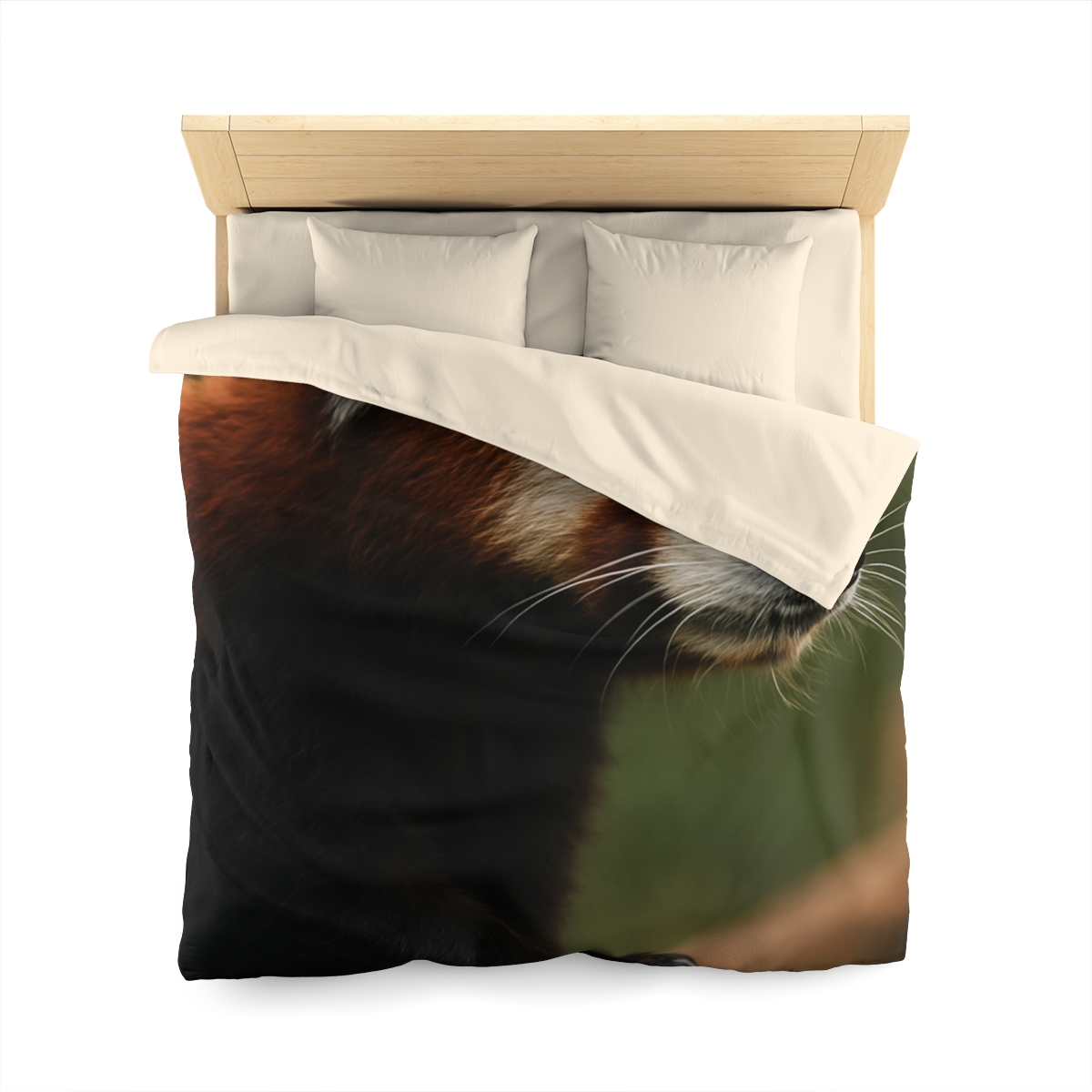 Bamboo Climber Red Panda custom duvets