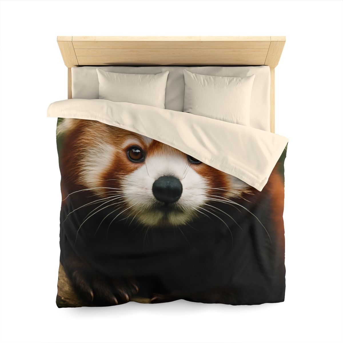 Bamboo Climber Red Panda soft comforter duvets