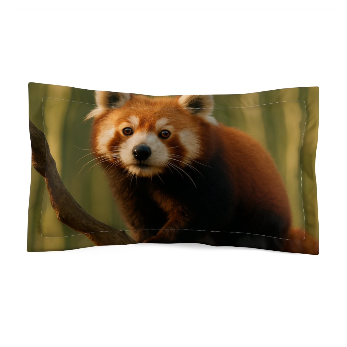 Bamboo Climber Red Panda comfortable bed pillows