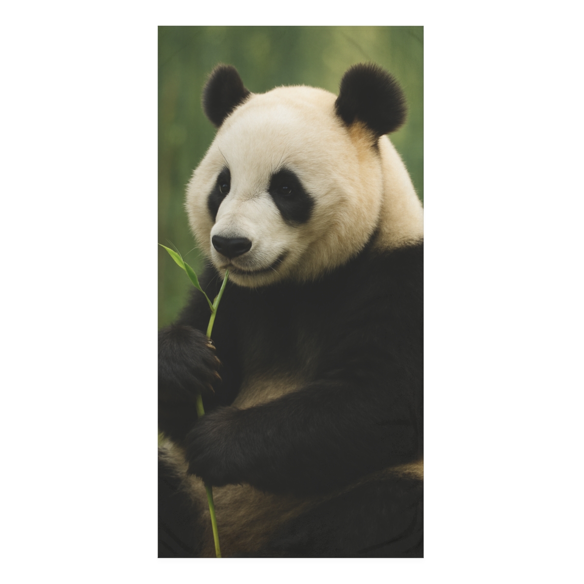 Bamboo Glow Giant Panda soft cotton towels