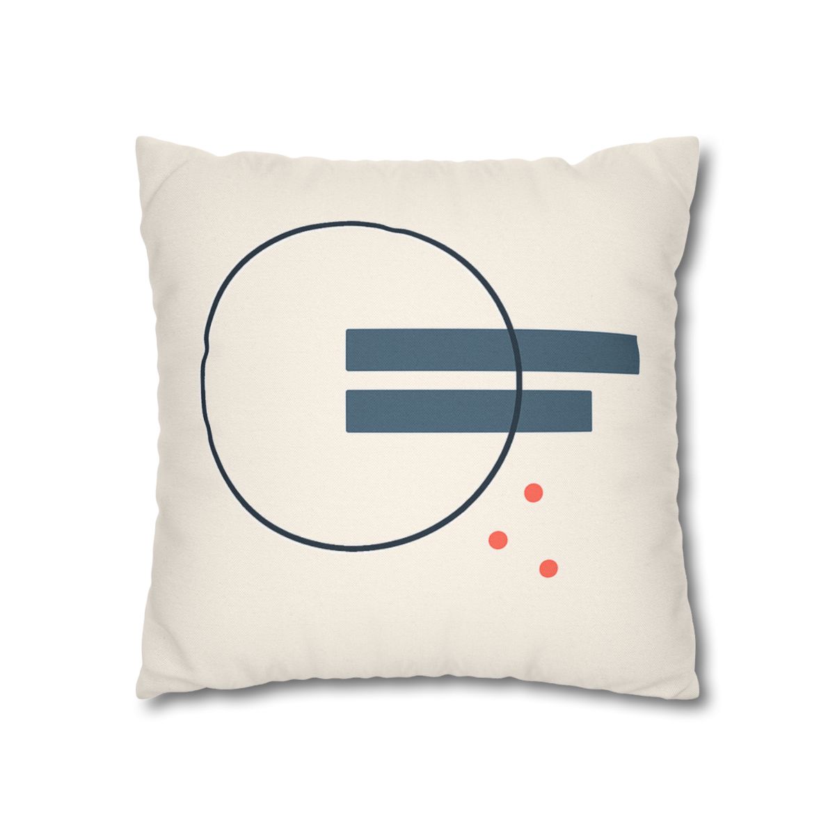 Offset Ring With Split Bars designer print pillow cases
