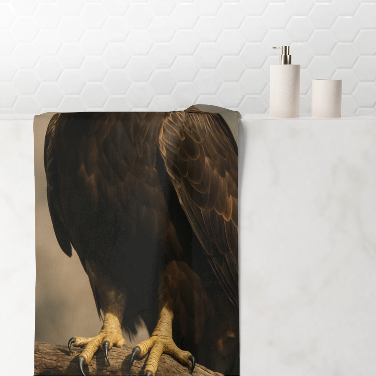 Ember Crest Golden Eagle unique gift towels