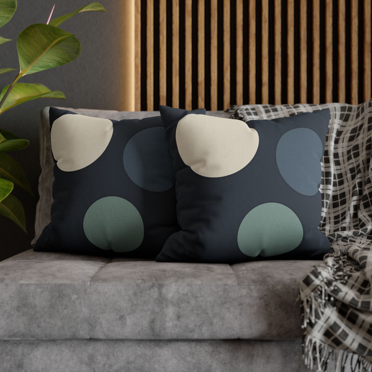 Staggered Circle Trio unique gift pillow cases