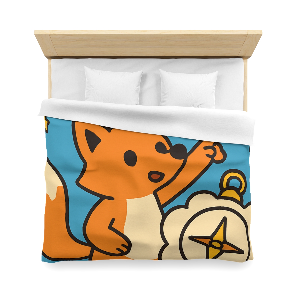 Sky Map Fox And The Cloud Compass stylish duvet covers