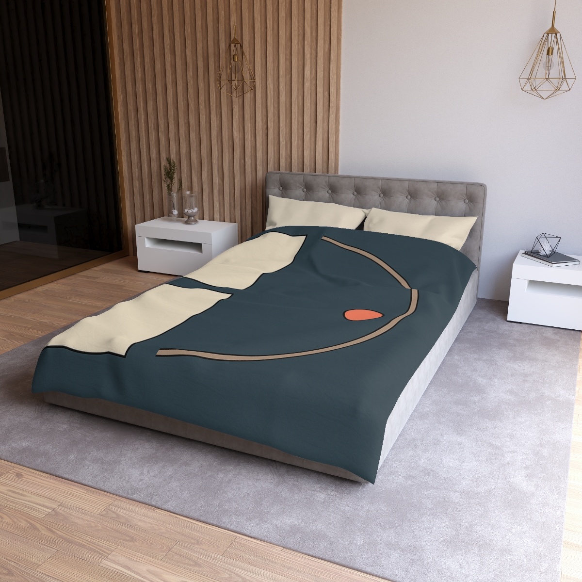 Offset Arc And Twin Rectangles trendy bedroom duvets