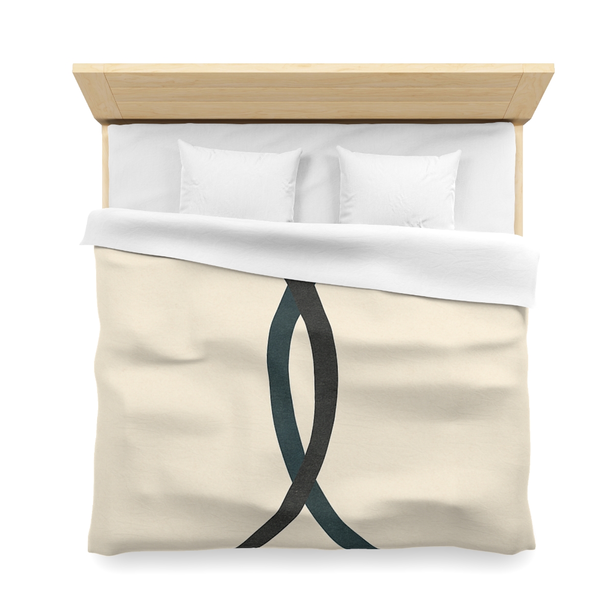 Intersecting Arc Duo Balanced unique patterned duvets