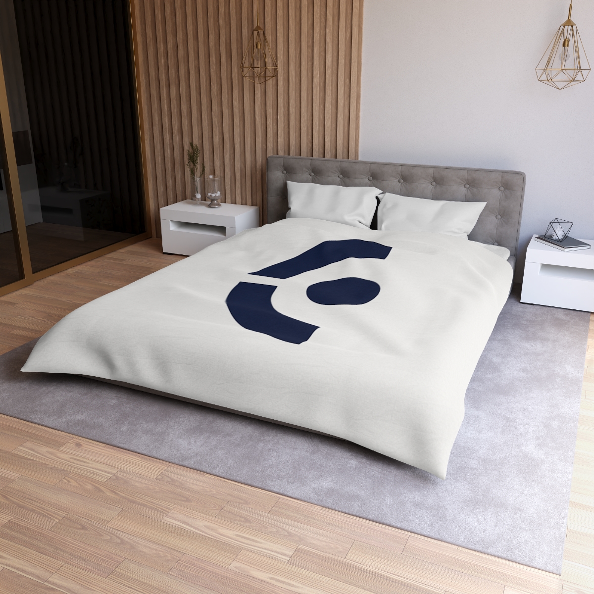 Twin Arcs Eclipse Study designer printed duvets