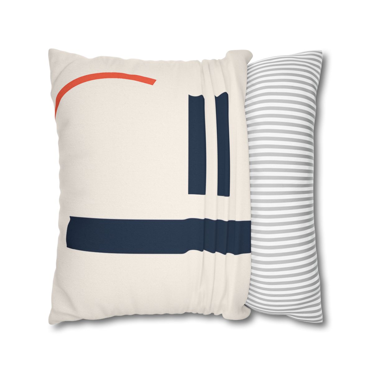 Offset Bars With Orbit Arc soft cotton pillow cases