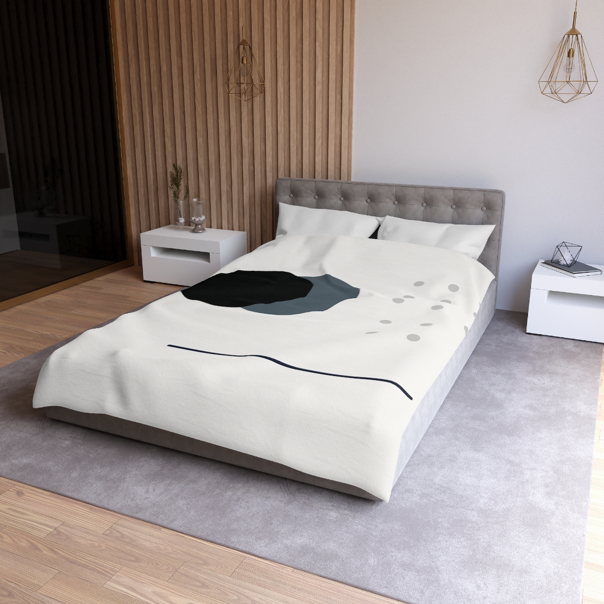 Binary Eclipse Dot Grid duvets for gifts