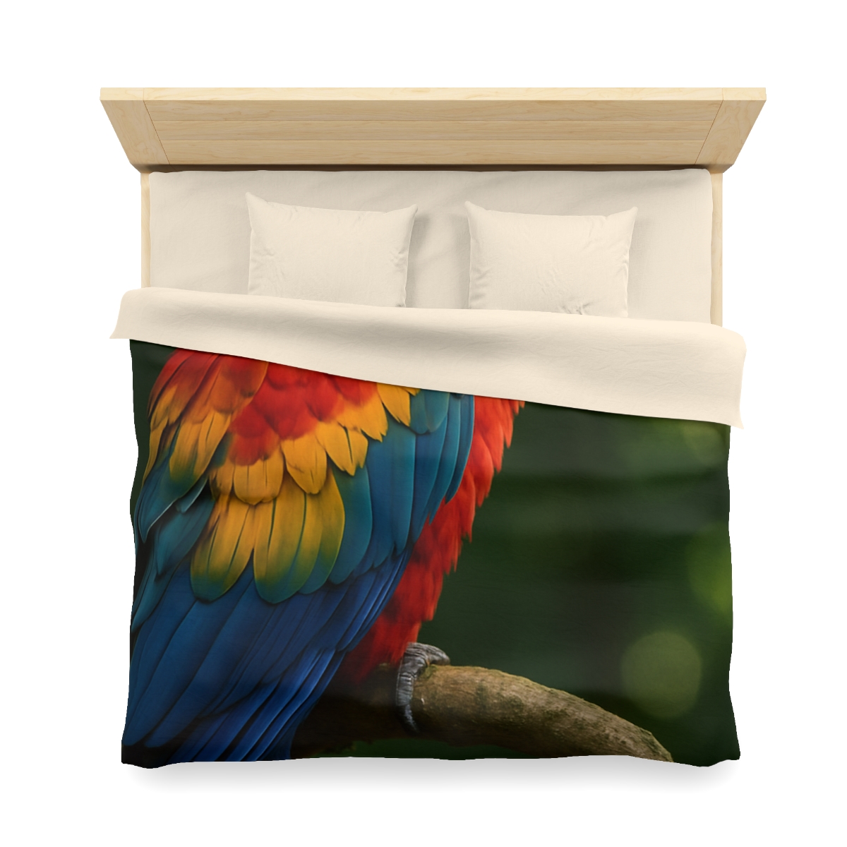 Canopy Flame Scarlet Macaw custom duvets