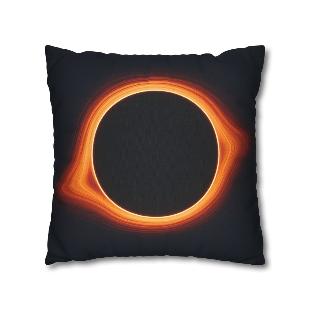 Black Hole Silhouette soft cotton pillow cases