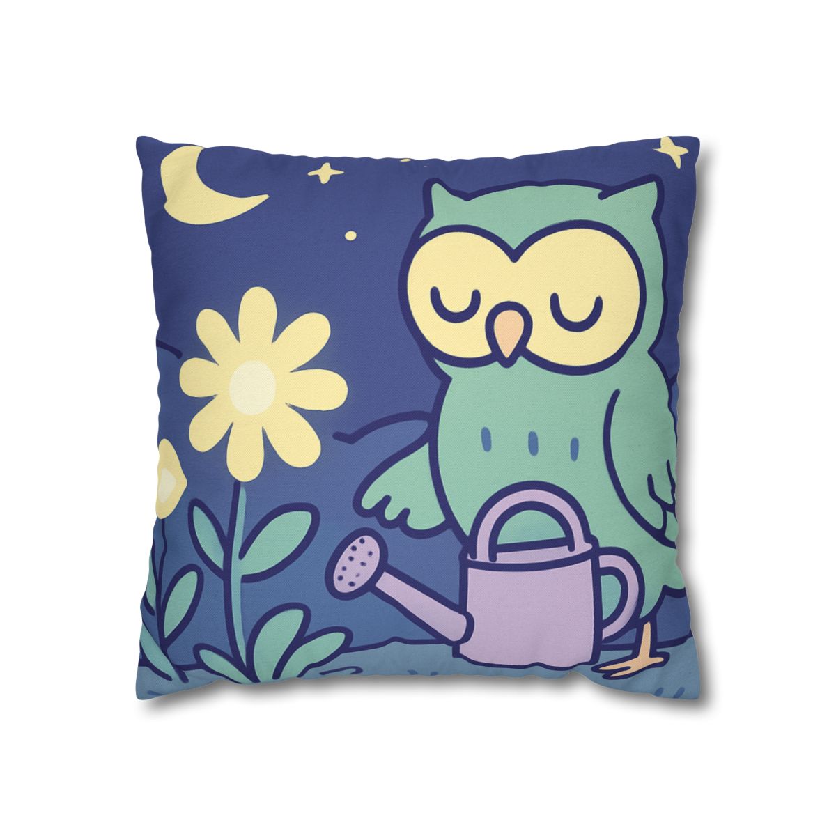 Moon Garden Owl custom pillow cases