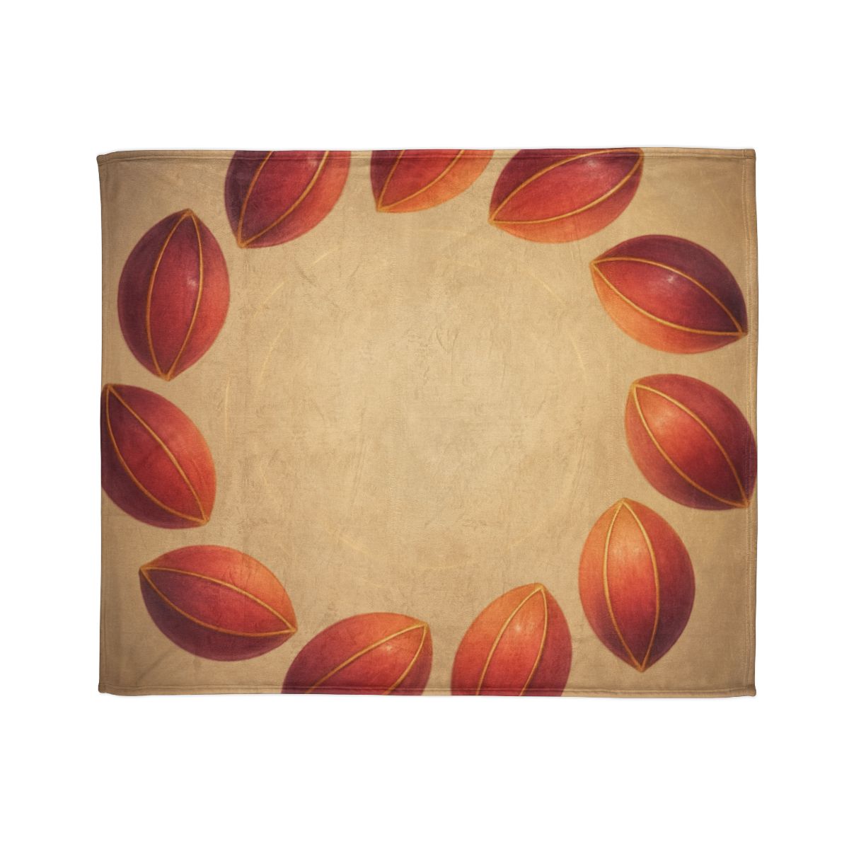 Cosmic Seed Pod Halo soft fleece blankets