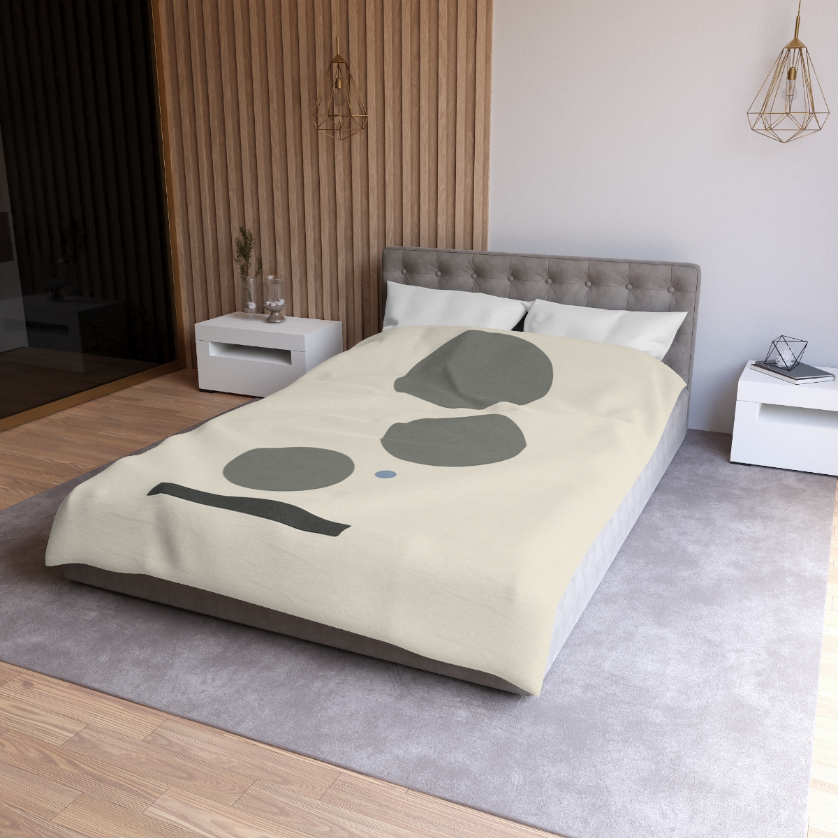 Triad Of Moons In Silent Descent custom duvets