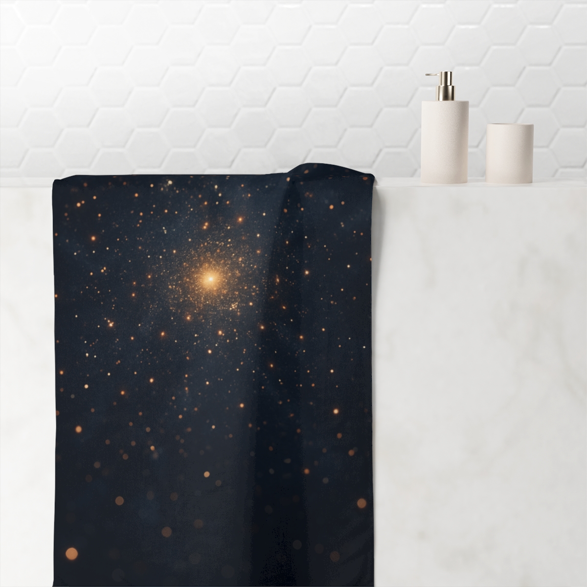 Starburst Velvet Field decorative home towels