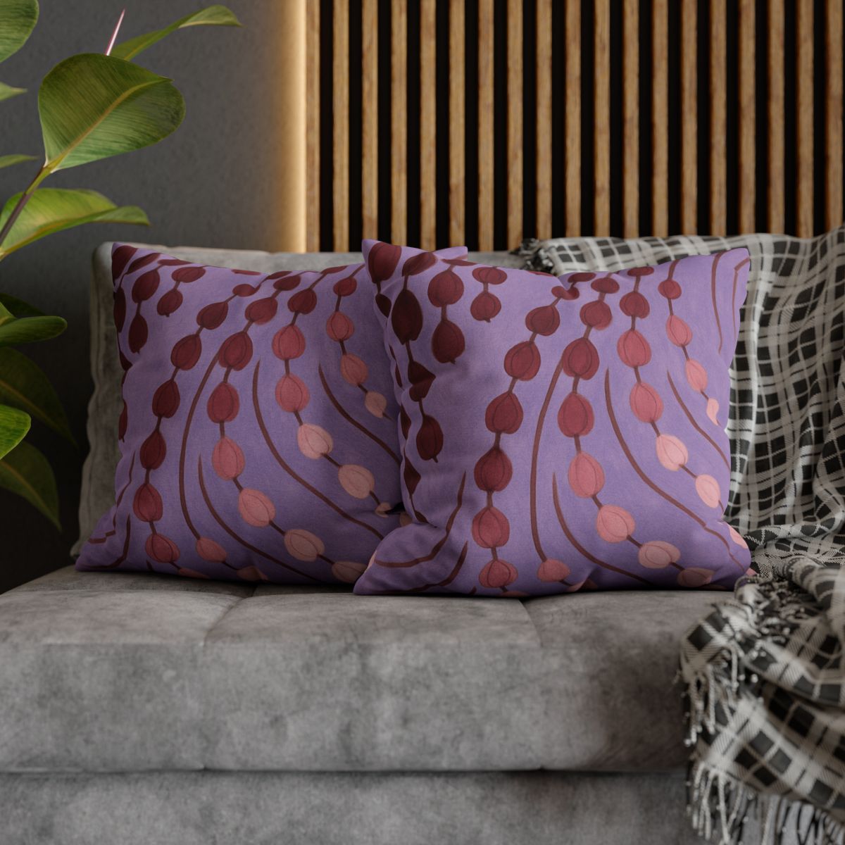 Spiral Bud Cascade trendy patterned pillow cases