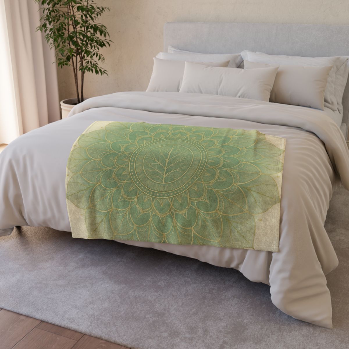Venation Lace Mandala designer printed blankets