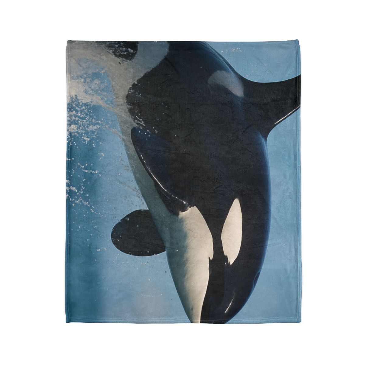 Tidal Monarch Orca soft fleece blankets