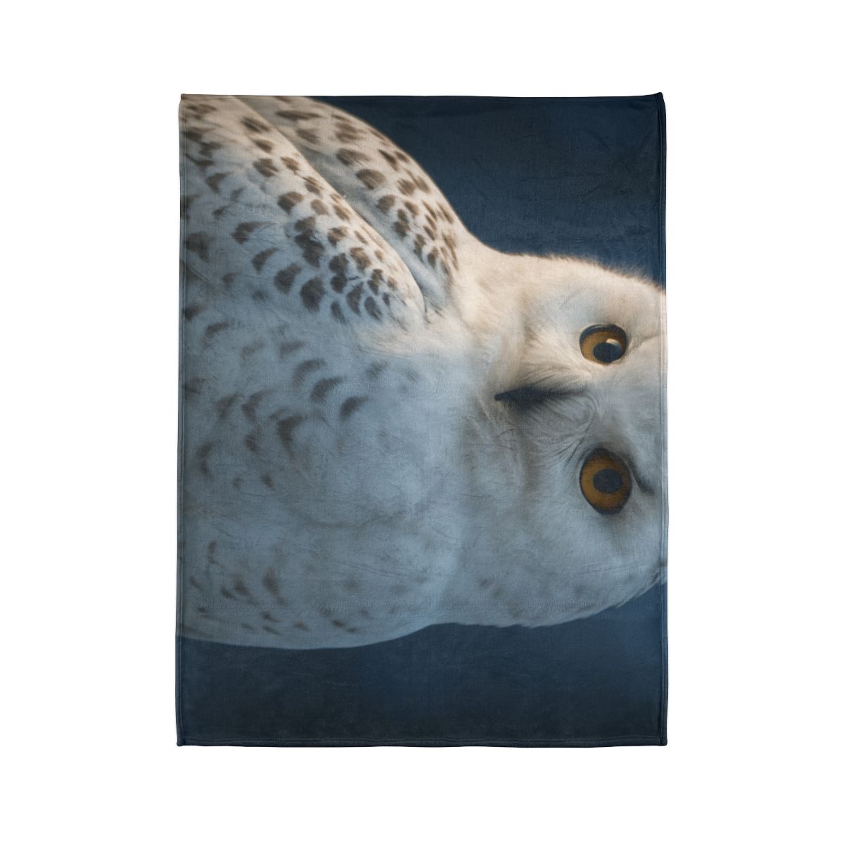 Midnight Watch Snowy Owl trendy patterned blankets