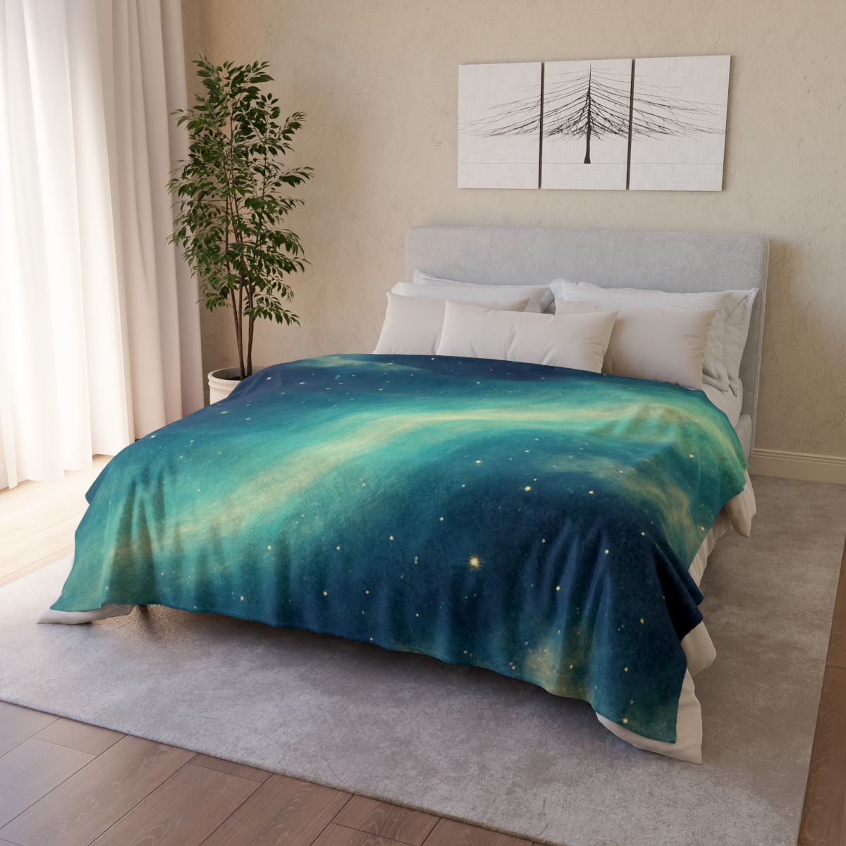 Aurora Star Drift warm winter blankets