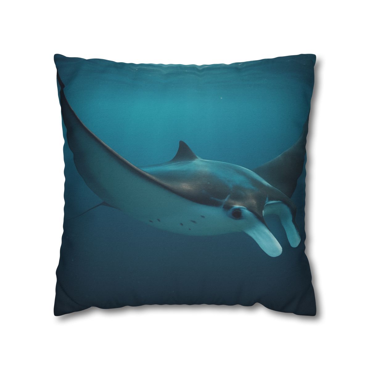 Cosmic Glide Manta Ray personalized pillow covers