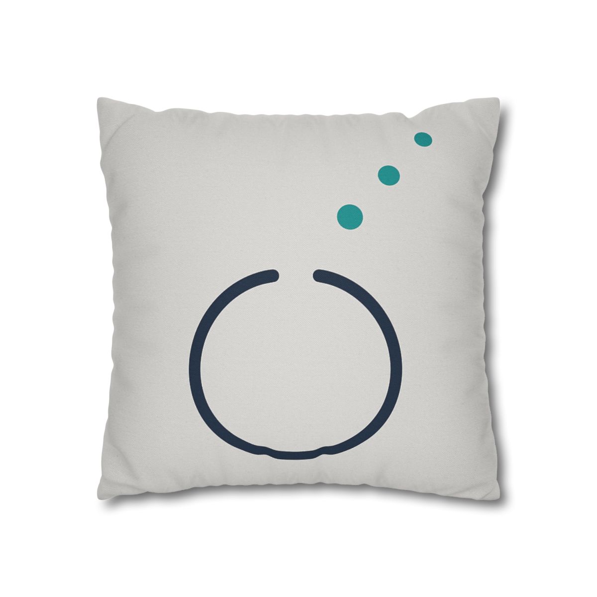 Split Ring And Ascending Dots stylish decorative pillowcases